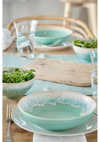 Piatto in gres blu-turchese ø 27 cm Taormina - Casafina