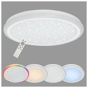 Plafoniera LED moderno Edge, bianco Ø 41 cm, luce con 3 temperature di colore dimmerabile