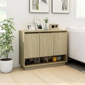 Credenza rovere sonoma 97x31x75 cm in truciolato