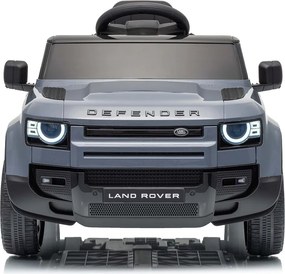Macchina Elettrica per Bambini Licenza Land Rover Defender Small 12V con Telecomando Grigio...