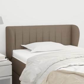 Testiera Ad Orecchio Tortora 83 X 23 X 78/88 Cm İn Tessuto /
