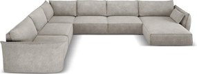 Divano angolare grigio chiaro (angolo sinistro) Vanda - Mazzini Sofas