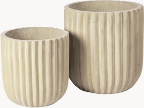 Set di 2 portavasi Fiber