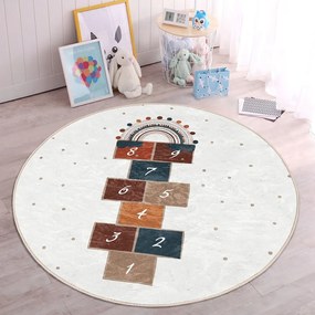 Tappeto per bambini crema ø 120 cm Comfort - Mila Home