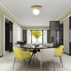 Plafoniera PLATO 1xE14/40W/230V d. 22 cm