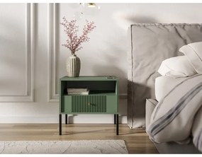 Comodino LUE verde/nero