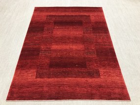 Loribaft Tappeto 170x220 Rosso (Iran) Annodato A Mano