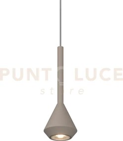 1202 sospensione 1 luce attacco gu10 colore sabbia con cavo cm 250 ...