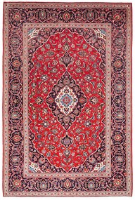 Kashan Tappeto 200 x 300 Rosso (Iran) Annodato A Mano