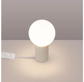 Sollux SL.1721 - Lampada da tavolo HALO 1xG9/8W/230V diametro 12 cm color crema