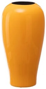 Vaso 21,5 x 21,5 x 41 cm Ceramica Giallo