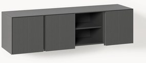 Credenza bassa con fronte millerighe Shea