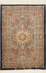 Ghom Tappeto 90x60 (Iran) Annodato A Mano