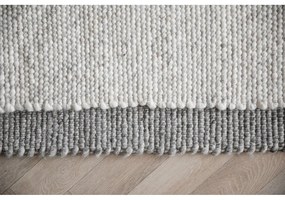 Tappeto in lana grigio 290x200 cm Auckland - Rowico