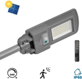 Armatura LED Solare 1000 lm Autonomia 12 ore con Telecomando e Braccio Colore Bianco Naturale 4.000K