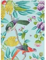 Manuel Canovas Tapete Serendip von Colefax & Fowler - Türkis