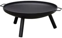 Braciere da Giardino 60xH27 cm in Ferro Nero