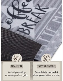 Tappeto grigio 50x150 cm Its Time for Espresso - Hanse Home