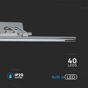 Illuminazione a LED per specchi LED/9W/230V 3000K 50cm cromo lucido