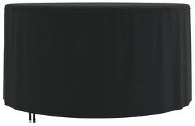 Copertura Mobili Giardino Rotonda Nera Ø 157x71 Cm 420d Oxford /