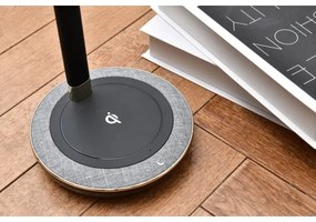 Immax NEO 08996L - Lampada da tavolo LED dimmerabile con un ricarica wireless PERLA LED/6W/230V