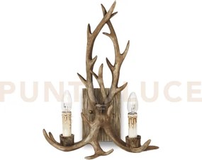 Chalet applique a parete in resina e legno decorazione artigianale ...