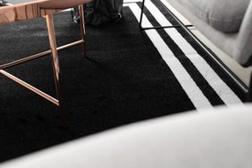 Tappeto HAMPTON Inquadrata nero - PRODOTTO DI SECONDO GRADO