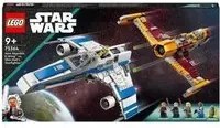 Lego star wars (75364). e-wing della nuova repubblica vs. starfighter di shin hati