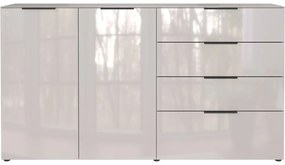Cassettiera bassa color crema 184x102 cm Oakland - Germania
