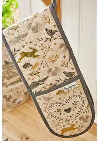 Guanto da cucina doppio in cotone Woodie Woodland - Cooksmart ®