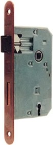 BONAITI Patent serratura quadro 8 mm interasse 70 mm ottonata 40 bordo tondo