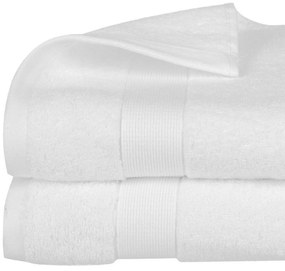 Telo da bagno Atmosphera Cotone Bianco 450 g/m² (70 x 130 cm)