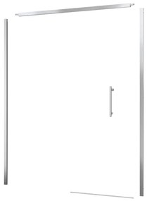 Kit di installazione telaio e ferramenta per cabine doccia ad apertura scorrevole REMIX L 140 x H 195 x P 3.8 cm cromato lucido