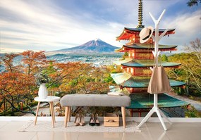 Carta da parati – Vista sulla Pagoda Chureito e monte Fuji