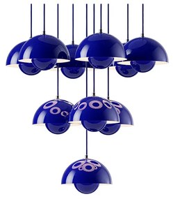 &Tradition - Flowerpot VP10 Lampadario Ø53 Cobalt Blue &Tradition