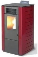 STUFA A PELLET KING 78 KW 7 BORDEAUX PER AMBIENTI FINO A 60 MQ - NEW