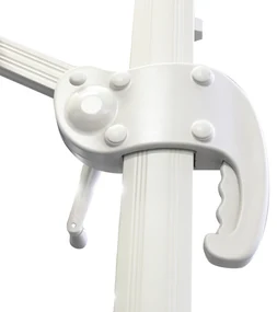 BACTRUS - ombrellone da giardino decentrato 3 x 3 m
