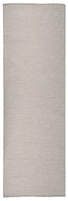 Tappeto Da Esterni A Tessitura Piatta 80x250 Cm Tortora /