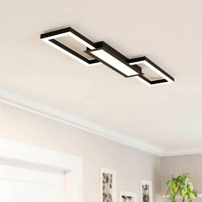 Plafoniera LED Monirote nero IP20 bianco naturale, 4450 lumen EGLO