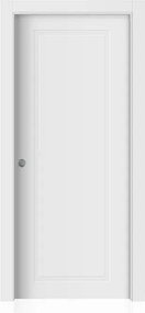 Porta interna scorrevole Drift in MDF colore bianco, L 80 x H 210 cm, apertura reversibile