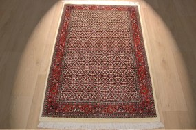 Bidjar Tappeto 140x90 (Iran) Annodato A Mano