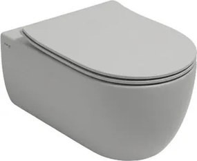 Vaso WC sospeso OLYMPIA CERAMICA best, sedile incluso P 53 x L 36 x H 53 cm ghiaccio opaco