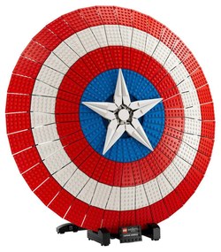 Scudo Capitain America Marvel con supporto Lego