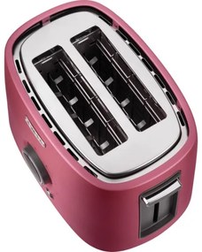 Sencor - Tostapane con due fessure e funzione di riscaldamento 1000W/230V rosa