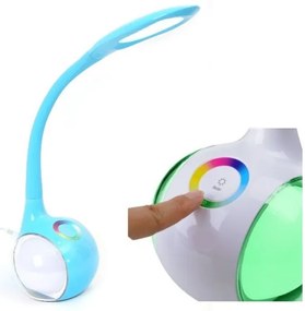 Lampada da tavolo LED RGB dimmerabile LED/7W/230V blu
