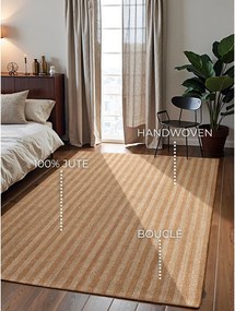 Tappeto in juta beige tessuto a mano 160x230 cm Harvest Amber - Elle Decoration