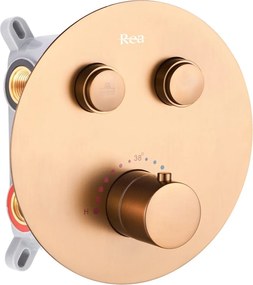 Set doccia da incasso Rea LUNGO COPPER BRUSH  BOX