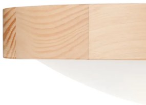 Plafoniera NATURAL SLIM 2xE27/60W/230V Ø 37 cm pino