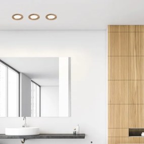 Lampada LED da incasso WOODY SPOT LED/12,5W/230V 3000K noce Ø16 cm