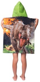 Poncho per bambini in cotone 3-8 anni Jurassic World "Volcano" – Jerry Fabrics